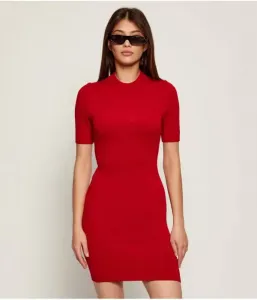 Платье с полосками_B Hugo Blue, красный