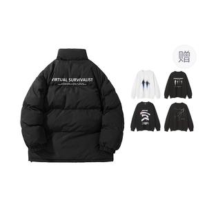 POINTLIMIT Пуховик Unisex, Black (Comes with A Random Sweatshirt)