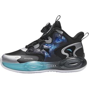 Баскетбольные кроссовки Alien Anti Slip, износостойкие, средней высоты, для детей от 3 до 7 лет Antakids, черный