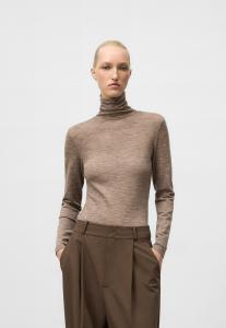Топ ADOLFO DOMINGUEZ HIGH NECK, Taupe