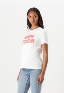 Футболка с принтом OLMARIYA LIFE LOVE ONLY MATERNITY, белый