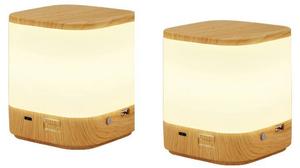 Светодиодная настольная лампа Nettlife Cooper II(2er-set), коричневый