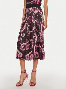 Плиссированная юбка стандартного кроя Versace Jeans Couture, черный