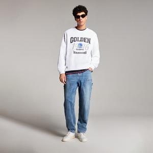 Nba X Jack&Jones X Warriors Nba Толстовка унисекс Jack Jones, белый