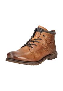 Кожаные ботильоны Bugatti, коньячный