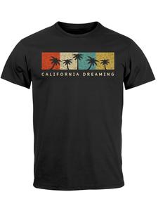 Neverless Футболка 'California Dreaming' в черном цвете