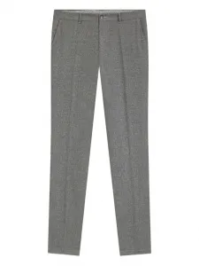 Брюки с узором в елочку Boss, серый