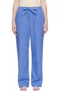 Tekla Пижамные штаны из синего поплина