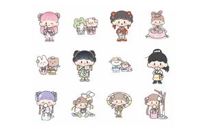 King Zhuo Ancient Style Through The Series слепая коробка товар одиночная мистери-бокс/полная коробка 12 шт FINDING UNICORN