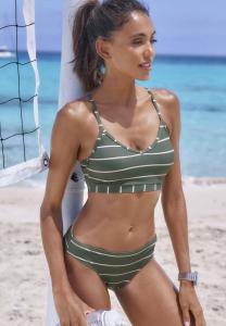 Низ бикини Bench Bikini bottoms, Oliv Gestreift/Olive