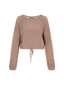 DreiMaster Женский свитер бежевого цвета