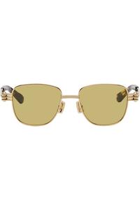Солнцезащитные очки Bolt Bottega Veneta, золотой