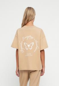 Футболка Pegador TESSI HEAVY OVERSIZED TEE, Washed Cappuccino/Light Brown