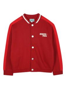 Kenzo Kids бомбер с логотипом, красный