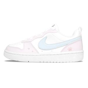 Court Borough Sea Salt Peach амортизирующие устойчивые к истиранию дышащие низкие детские скейтбординг кроссовки Nike, розовый