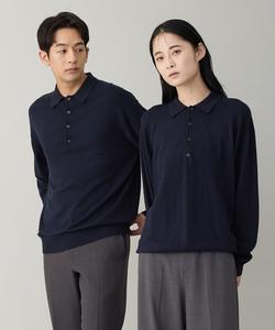 Унисекс мягкая термоизолирующая трикотажная рубашка-поло с защитой от образования катышков Unfilo Mens, цвет Navy [075]