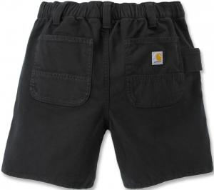 Шорты Carhartt Rugged Flex Relaxed Fit Canvas Work Ladies Shorts, черный