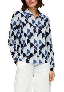 Блузка на пуговицах s.Oliver, синий