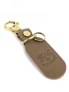 Кожаный брелок с логотипом Il Bisonte