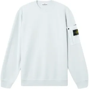 Свитшот с логотипом STONE ISLAND, sky синий