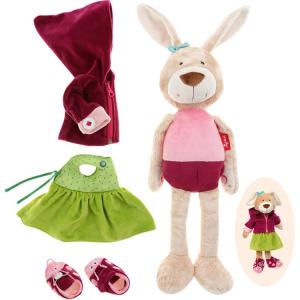 Развивающая плюшевая кукла «Обезьянка-учительница», высота 45 см Sigikid, teacher rabbit | clothing study