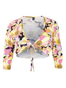 Укороченный кардиган YOEK Bolero, разноцветный