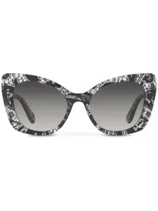 Солнцезащитные очки в оправе 'кошачий глаз' Dolce & Gabbana Eyewear, черный