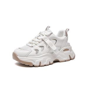 LINGPAO Женские легкие низкие кроссовки на платформе с утолщенной подошвой для увеличения роста абрикос, цвет Apricot