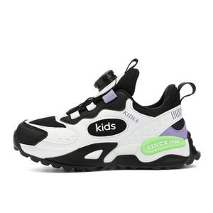 Кроссовки для бега Rebound Breathable Support Low Top для детей Kung Fu partners, черный/белый