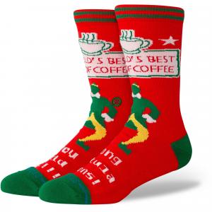 Мужские хлопковые носки средней жесткости, лучшие в мире. Stance, Red