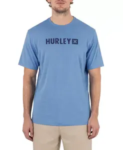 Мужская футболка The Box с коротким рукавом Hurley, синий