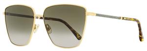 Женские квадратные солнцезащитные очки Jimmy Choo Lavi 06JHA Gold/Havana 60 мм
