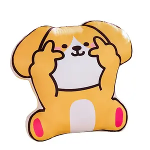 Кавайи анимал байбай компаньон терапии плюшевые куклы высота 40см Howard, желтый