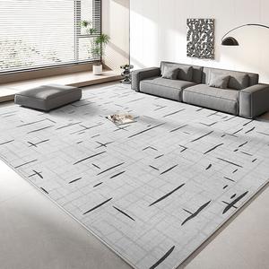 Budis Ковер 100х200 см для гостиной/спальни в кремовом стиле, водонепроницаемый, нескользящий, моющийся, устойчивый к пятнам