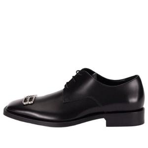Кроссовки rim derby leather shoes 'black' Balenciaga, черный