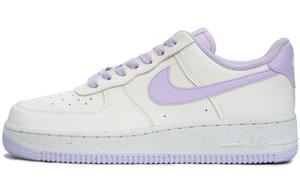Nike Кроссовки Air Force 1 Cream Grapes женские противоскользящие легкие низкие белые фиолетовые, цвет White Purple