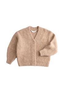 Кардиган Marks & Spencer CHUNKY V-NECK TEXTURED, Neutral/Mottled Beige