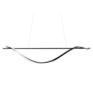 Подвесной светильник Beliani, 30x120x143 см, черный