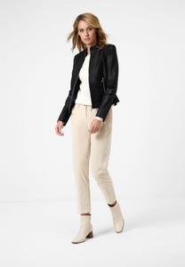 Женская кожаная куртка Ciara, базовая кожаная куртка из маслянисто-мягкой кожи ягненка RICANO, черный