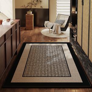 Budis Ковер 120х140 см для прихожей в винтажном французском стиле, водоотталкивающий, нескользящий, грязеотталкивающий