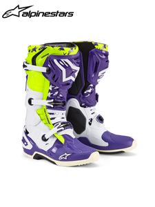 ALPINESTARS PROTECTS Итальянские внедорожные мотоциклетные ботинки T10 гоночные ботинки противоударные длинные ботинки гоночные трейловые туфли малый размер лимитированная серия 2045 размер 45.5