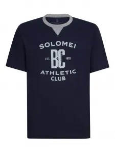 Футболка с принтом Brunello Cucinelli, синий