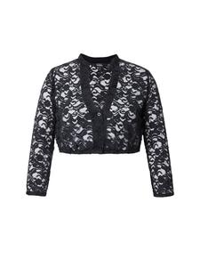 Черная блузка Ulla Popken