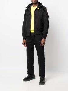 Parajumpers куртка с капюшоном и нашивкой-логотипом, черный