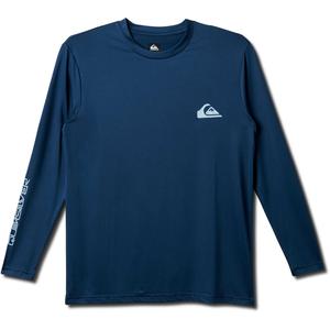 Мужская повседневная футболка с длинным рукавом для серфинга Quiksilver, Navy