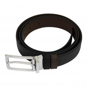 Dunhill Кожаный ремень мужской черный/коричневый