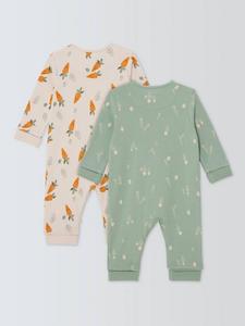 Комбинезон Baby Carrot John Lewis, Pack of 2, Multi
