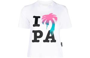 Футболка женская белая Palm Angels