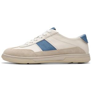 Clarks Кроссовки для скейтбординга Craftravel Izy Low Top женские, белые, синие