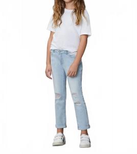 Harper Ross потертые прямые джинсы с эффектом стрейч в синем цвете DL1961 - Kids'